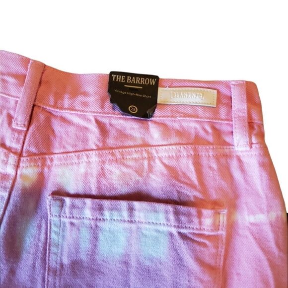 ANTHROPOLOGIE Blank NYC High Rise Tie Dye Shorts 28 NWT - Picture 7 of 12